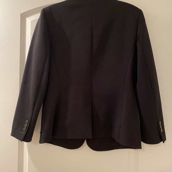 Theory Black CL Shrunken Jacket and Matching Kick Pant - Picture 4 of 9